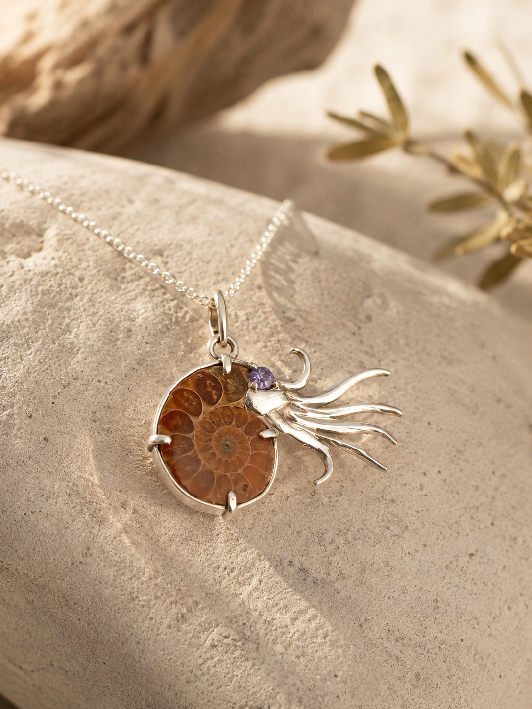 Collar Nautilus — Kang Joyería